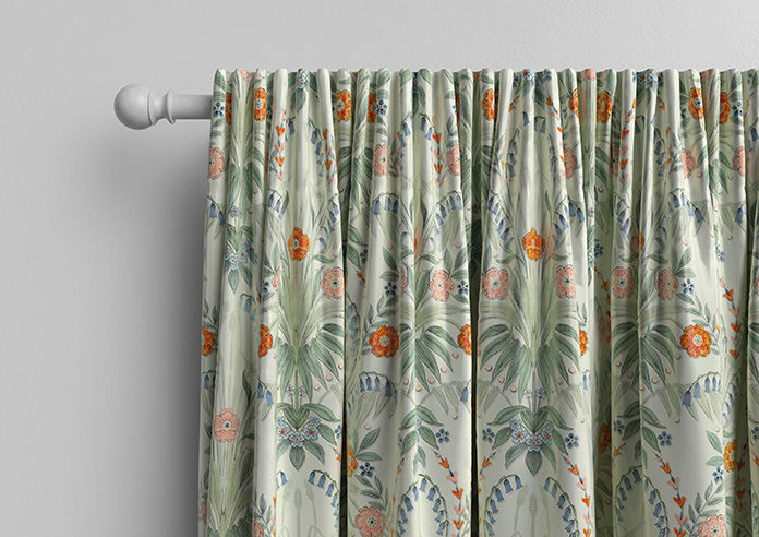 Cotswold Faux Silk, Persimmon - Made to Measure Curtain - Image 10